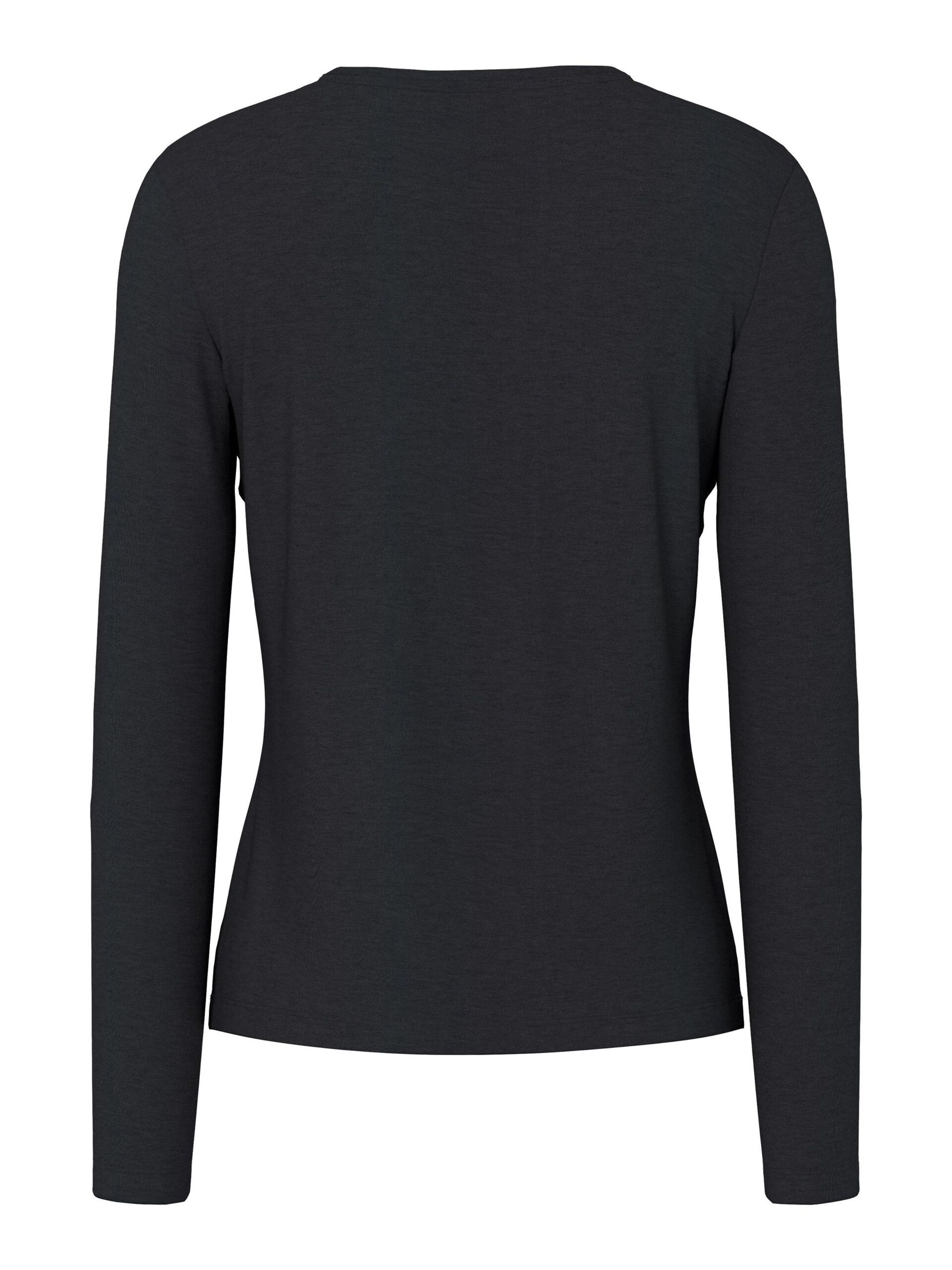 Carousel image - PCSIRENE LONG SLEEVED TOP, Black | 7