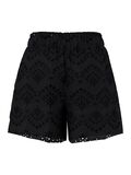 Product image thumbnail - PCVILDE BRODERIE ANGLAISE SHORTS, Black | 6
