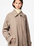 Product image thumbnail - PCJOELLA MANTEAU, Taupe Gray | 4
