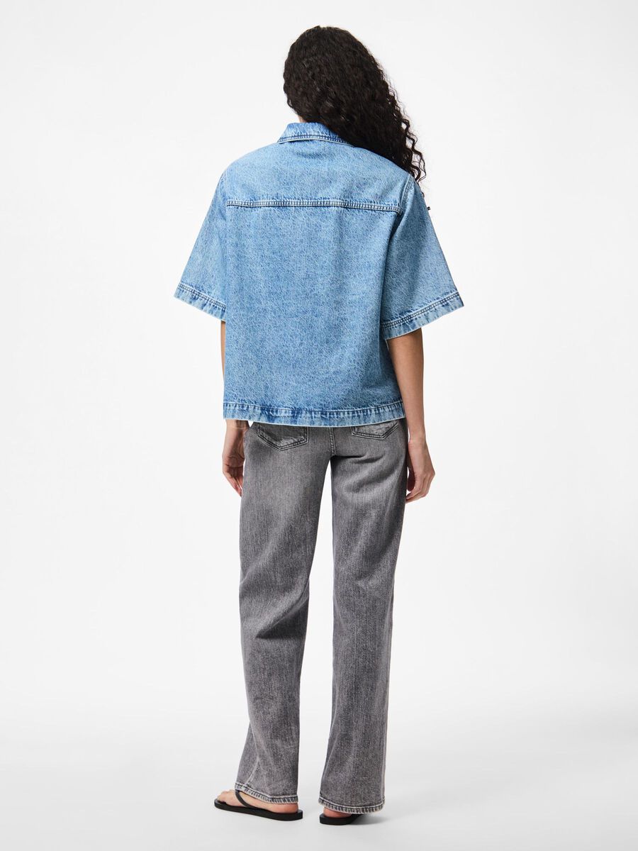 Carousel image - CAMICIA DI JEANS, Medium Blue Denim | 2