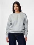 Product image thumbnail - PCCHILLI LOOSE FIT SUDADERA, Light Grey Melange | 1
