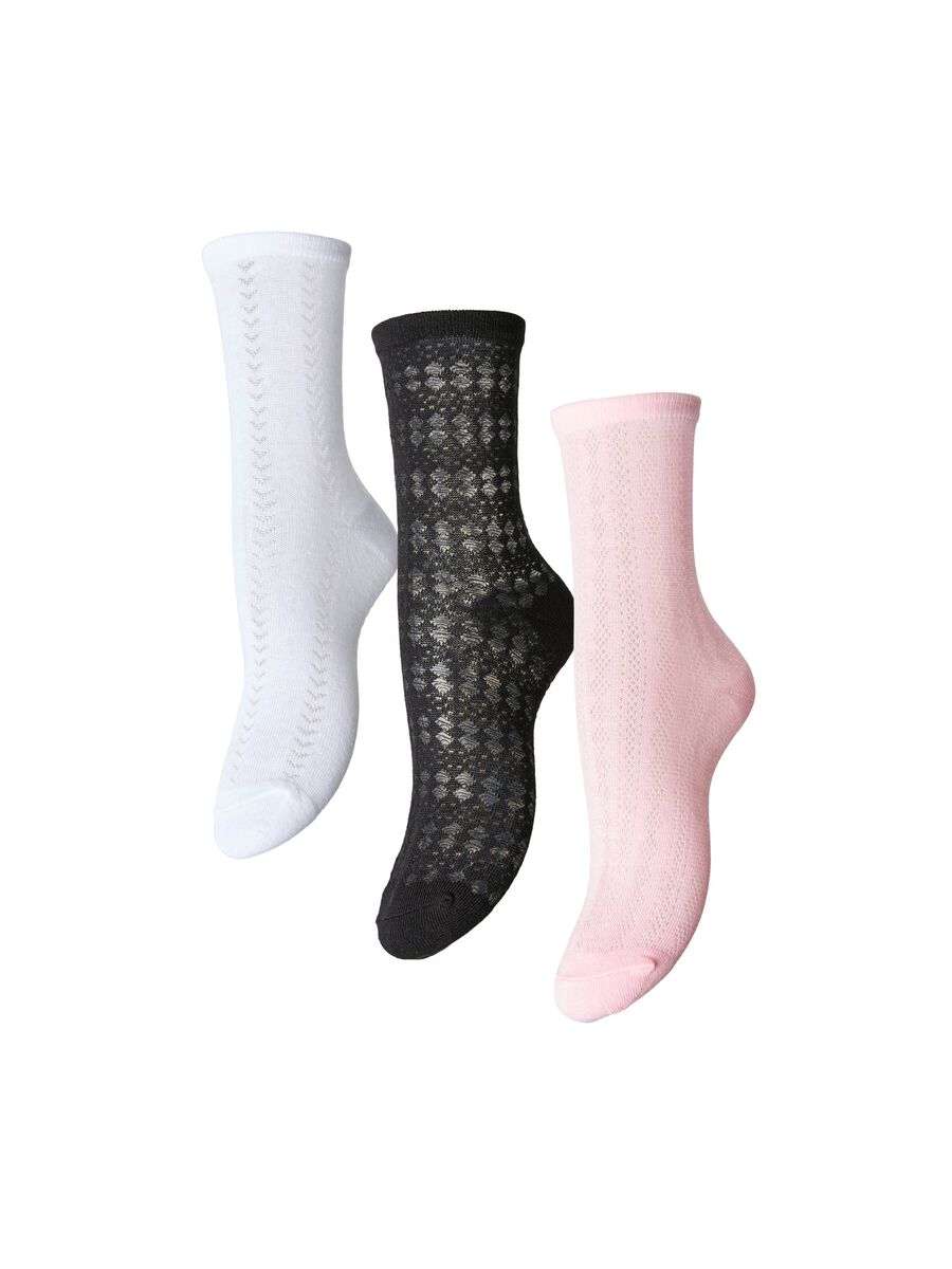 Product carousel image - PCJULIANA 3-PACK SOCKS, Roseate Spoonbill | 1