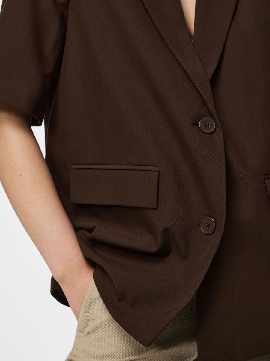 Carousel image - PCBOSELLA 2/4  BLAZER, Hot Fudge | 6