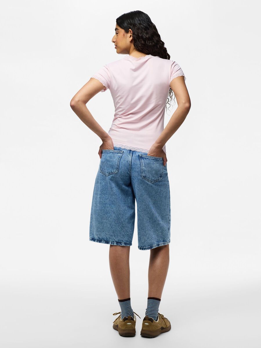 Product carousel image - PCFIFFI  SHORT SLEEVED TOP, Parfait Pink | 2