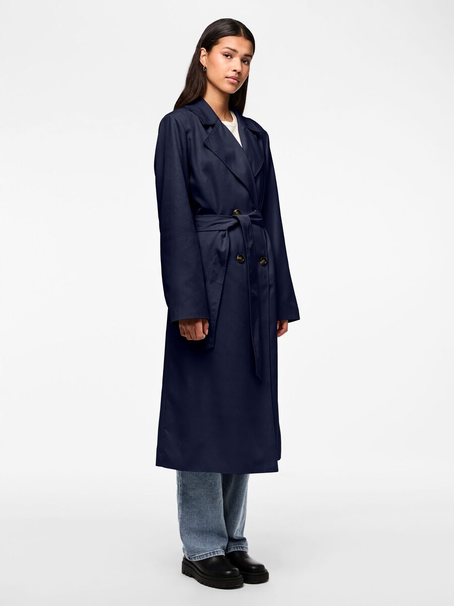 Product carousel image - PCSCARLETT TRENCHCOAT, Maritime Blue | 1
