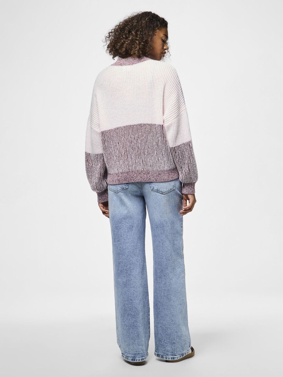 Carousel image - PCNELLA KNITTED JUMPER, Tawny Port | 2