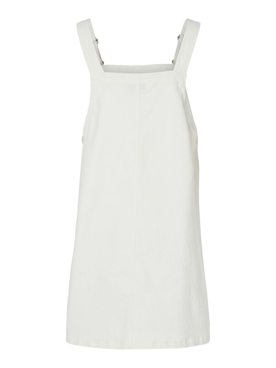 Product carousel image - PCMONICA DENIM SPENCER DRESS, Bright White | 2