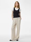 Product image thumbnail - PCPIA WIDE-LEG TROUSERS, Birch | 1