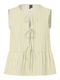 Product image thumbnail - PCJOLLY - LIEN &Agrave; NOUER TOP SANS MANCHES, French Vanilla | 1