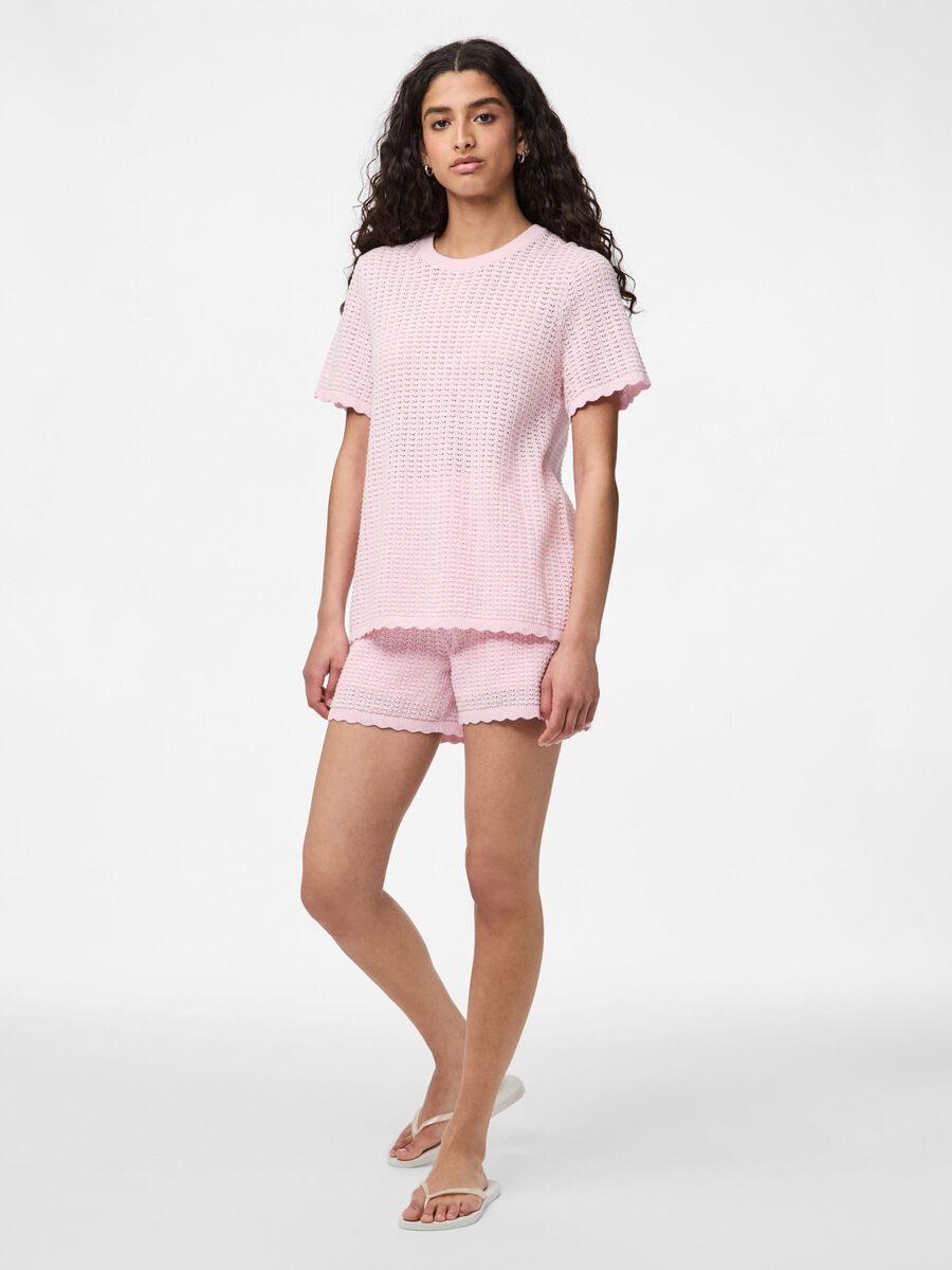 Product carousel image - PCSCOUT TOP EN MAILLE, Pink-A-Boo | 1