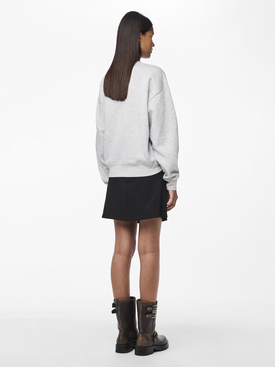 Product carousel image - PCCHILLI LOOSE FIT SWEATSHIRT, Light Grey Melange | 2