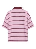Product image thumbnail - PCSADIE POLO T-SHIRT, Roseate Spoonbill | 7