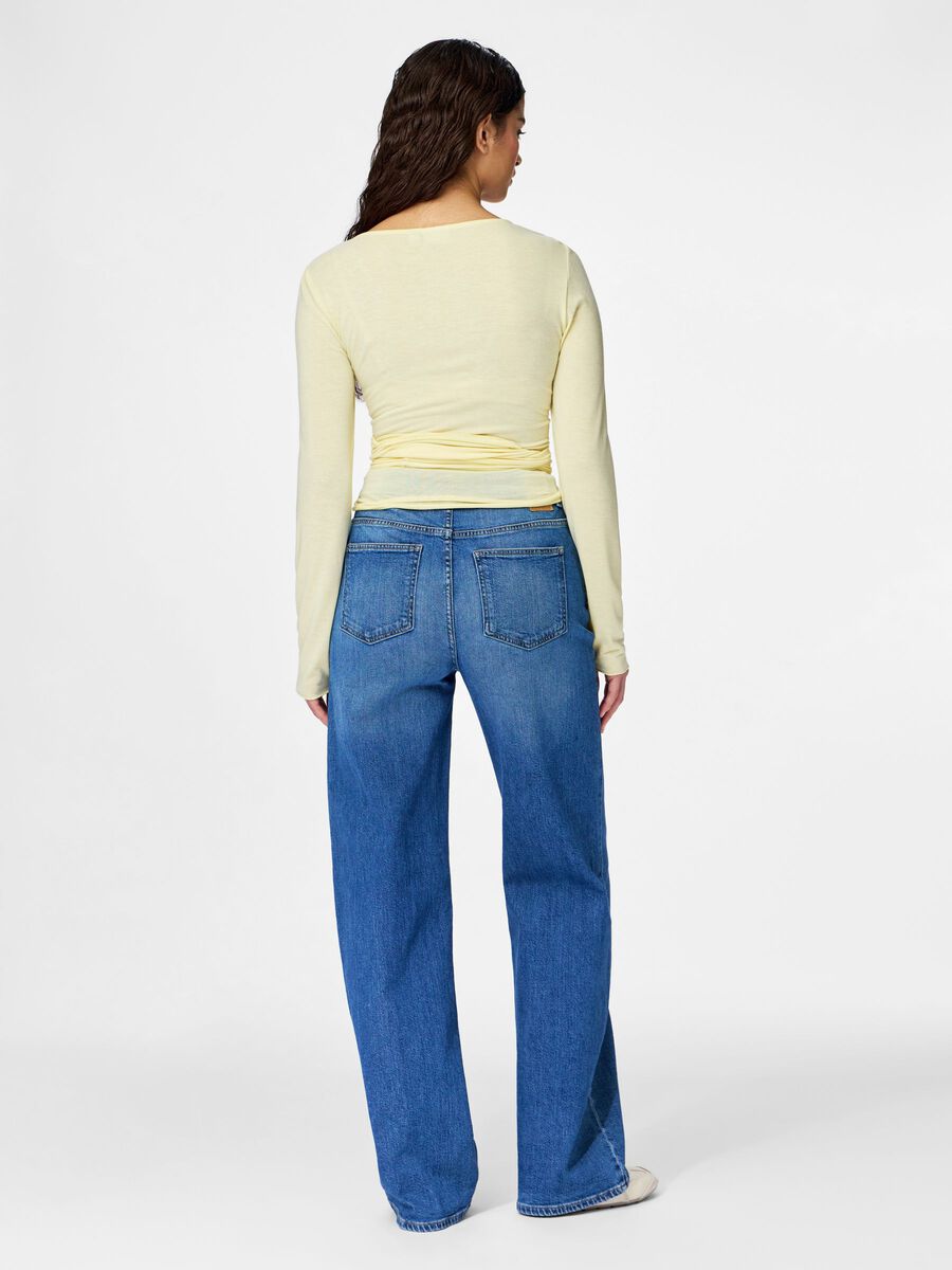 Product carousel image - PCROYA WRAP TOP, French Vanilla | 2