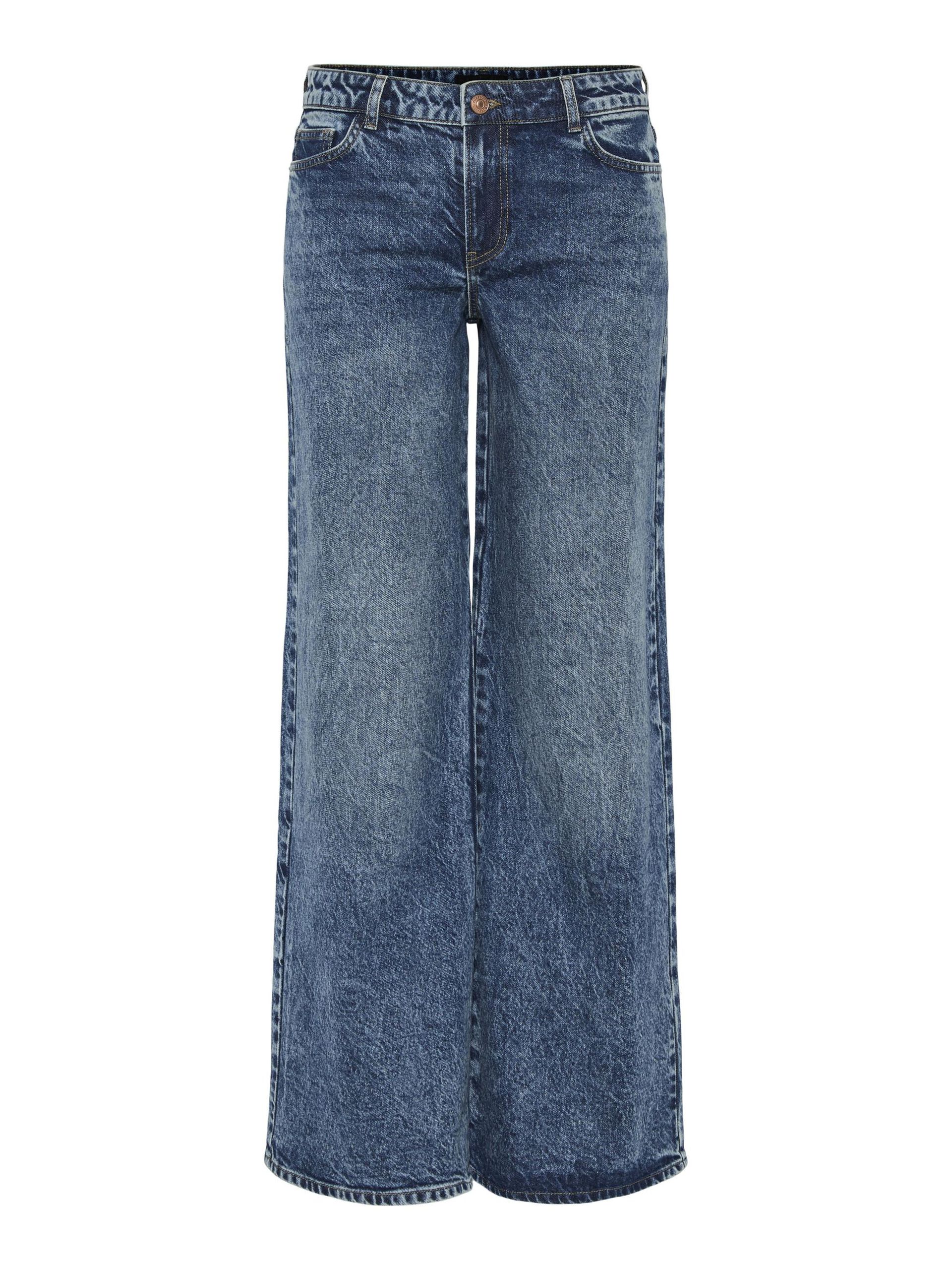 Carousel image - PCSELMA LW WIDE FIT JEANS, Medium Blue Denim | 6