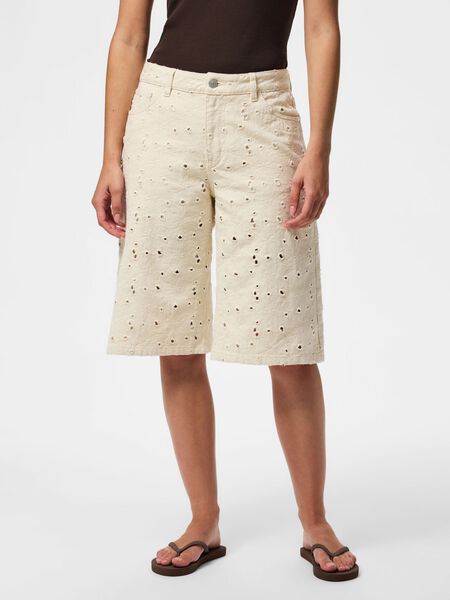 Pieces PCELLA - TMH - LONG SHORTS EN JEAN, Ecru, highres - 17168319_Ecru_1315529_003.jpg