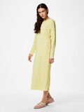 Product image thumbnail - PCFLORA MIDI DRESS, French Vanilla | 1