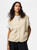 Product image thumbnail - PCKATTY TEDDY VEST, Birch | 1