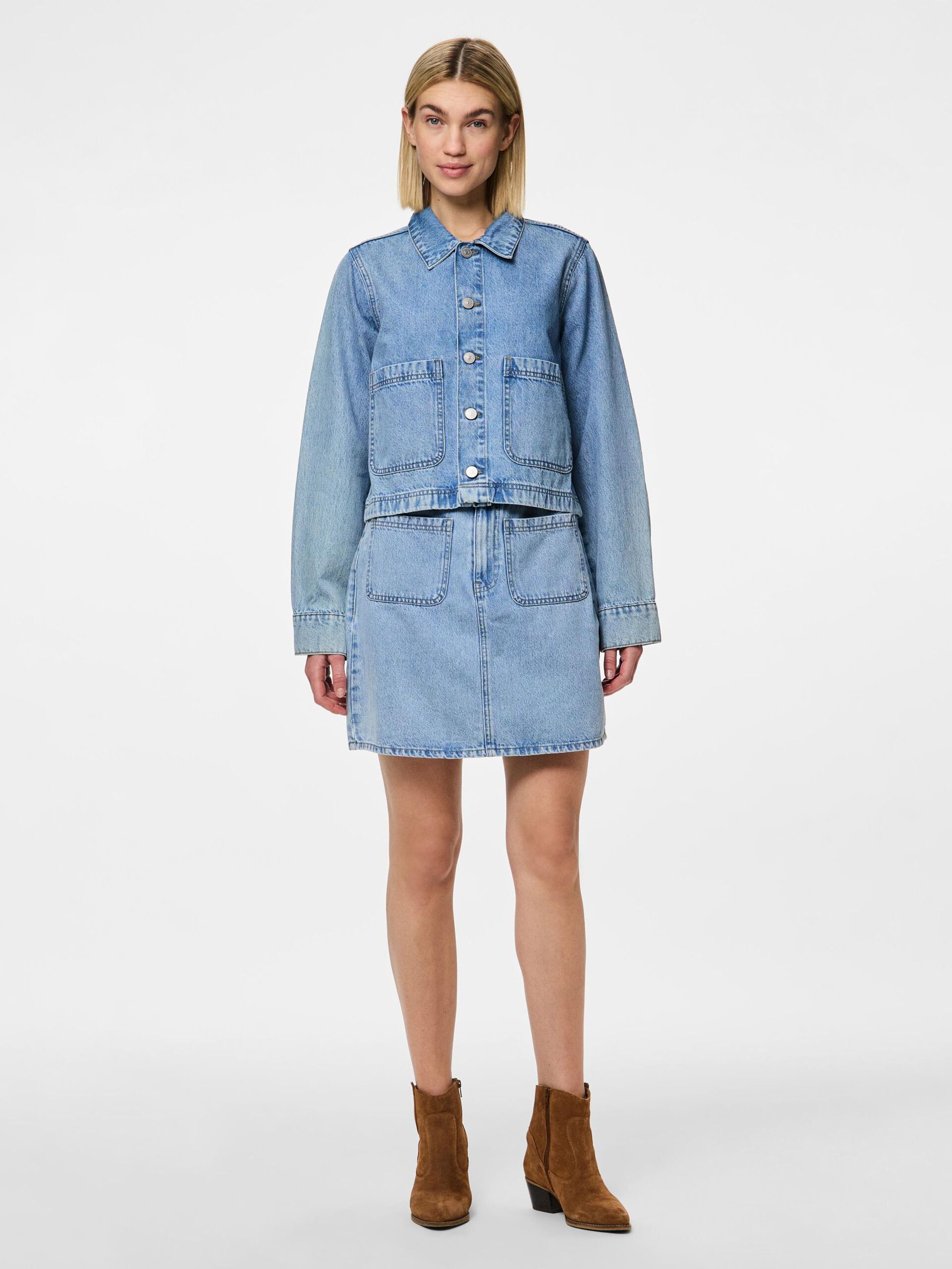 Carousel image - CHAQUETA VAQUERA, Light Blue Denim | 3