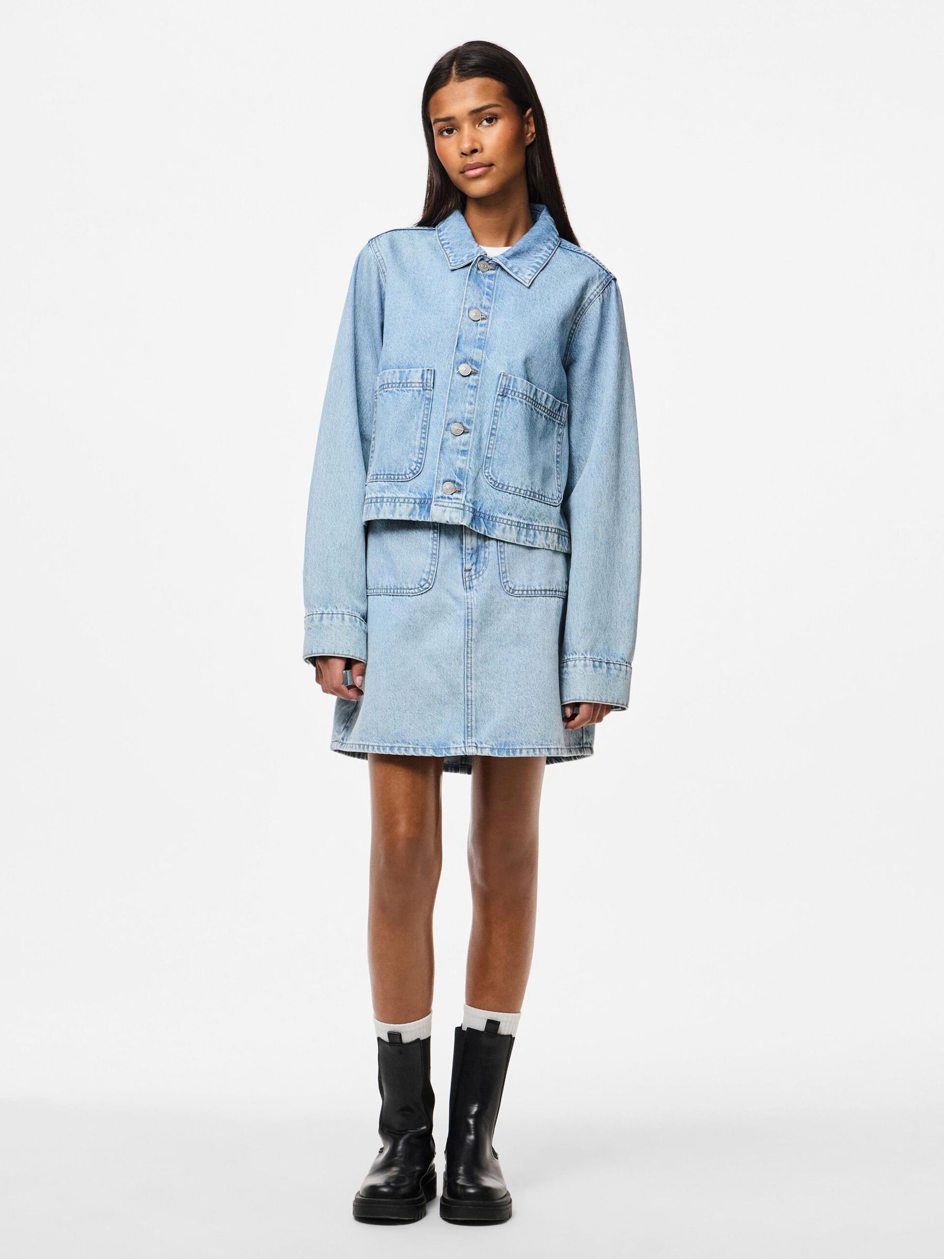 Carousel image - CHAQUETA VAQUERA, Light Blue Denim | 5