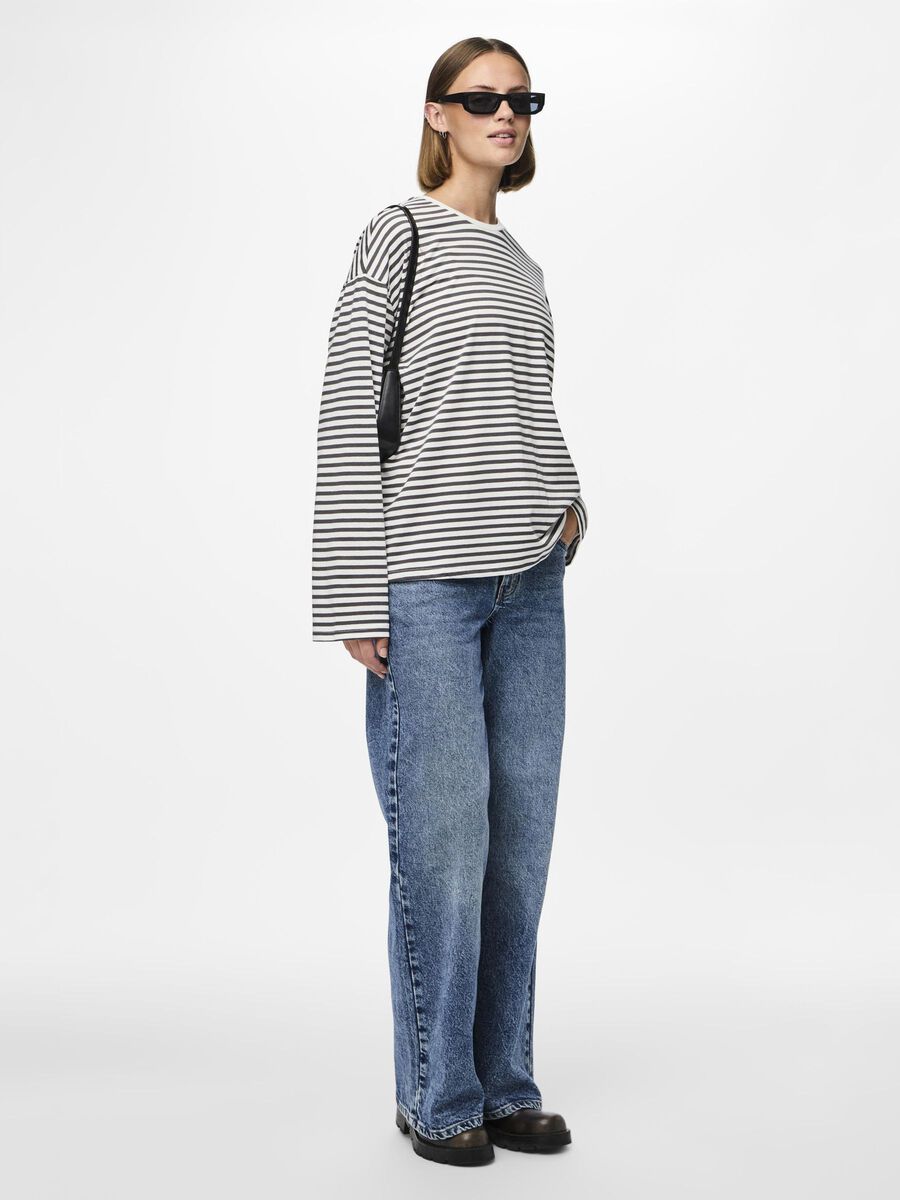 Carousel image - PCSADIE LONG SLEEVED TOP, Cloud Dancer | 5