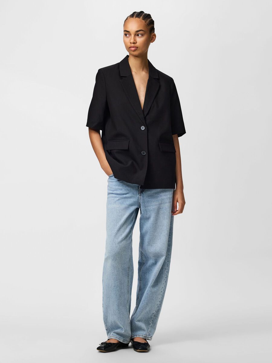 Carousel image - PCBOSELLA 2/4  BLAZER, Black | 3