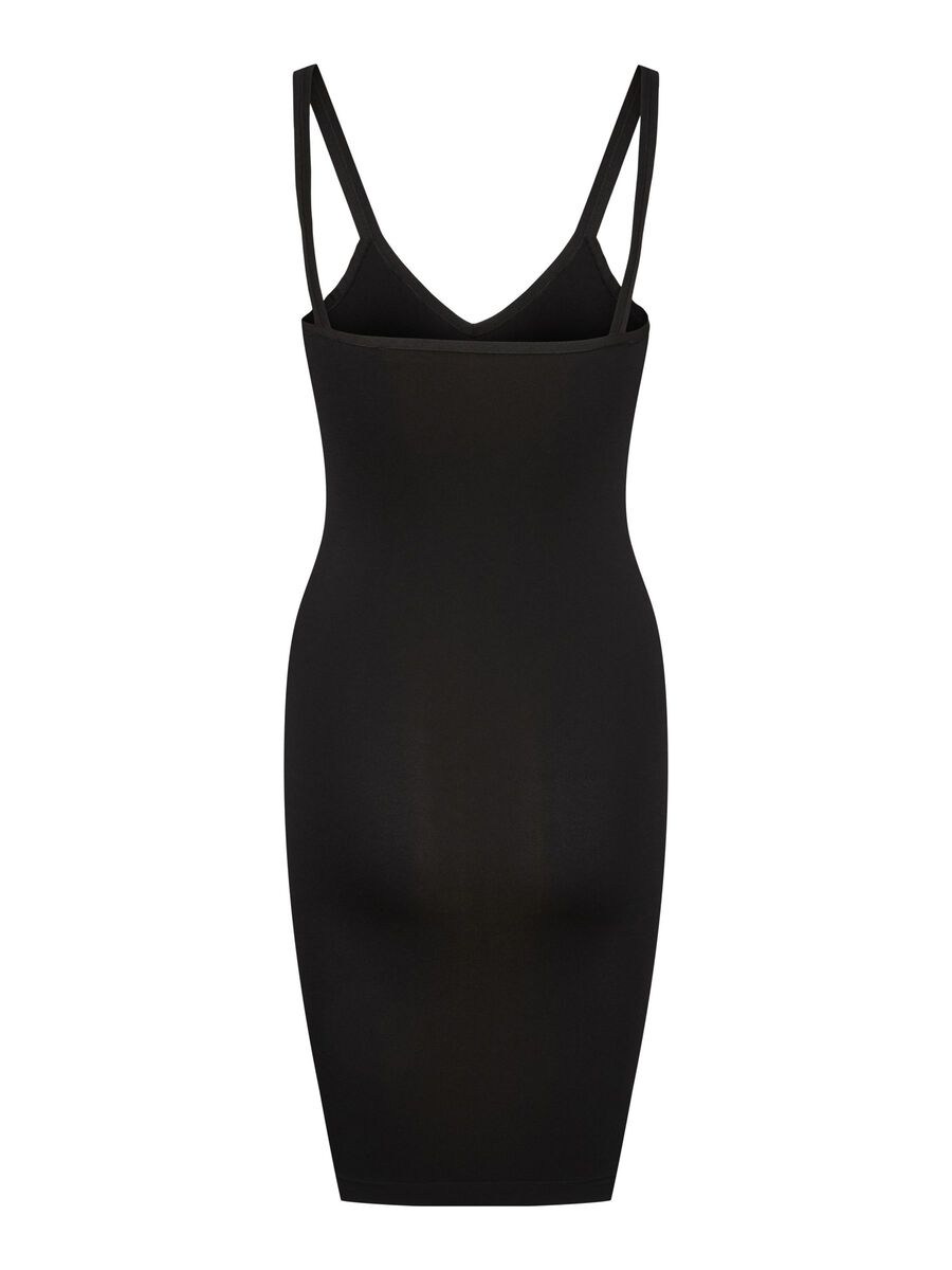 Product carousel image - PCBALLROOM SLIP DRESS, Black | 2