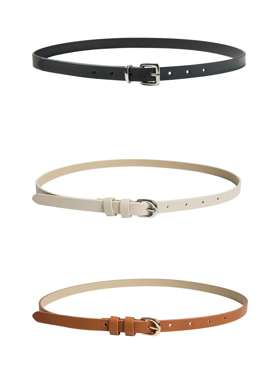 Product carousel image - PCKILLAS - LOT DE 3 - SLIM CEINTURE, Black | 1