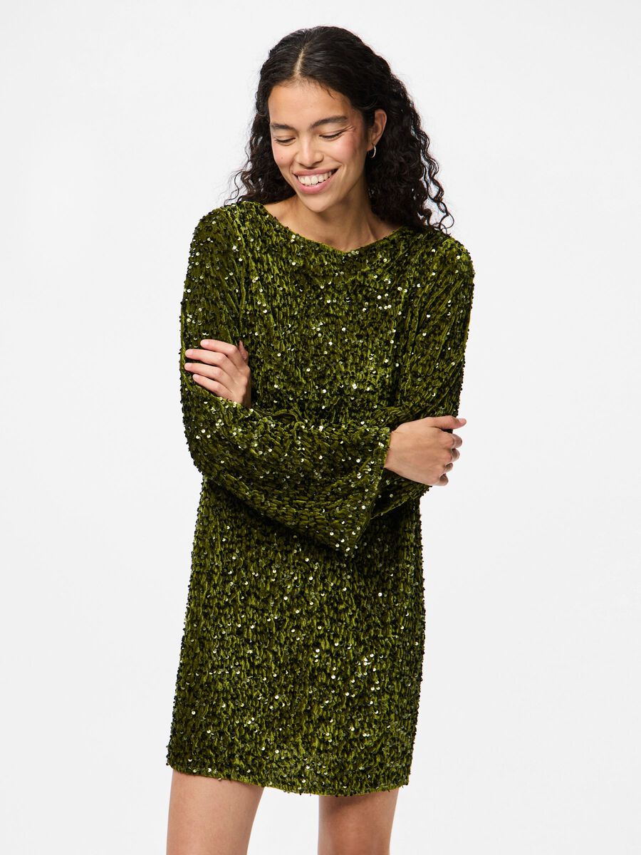Product carousel image - PCKAM SEQUIN MINI DRESS, Kalamata | 1