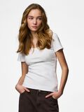 Product image thumbnail - PCKITTE RIB T-SHIRT, Bright White | 1