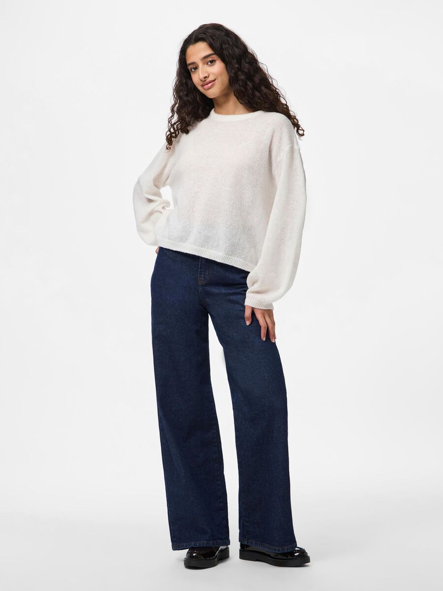 Carousel image - PCIDA KNITTED PULLOVER, Cloud Dancer | 3