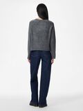 Product image thumbnail - PCRATH CARDIGAN EN MAILLE, Medium Grey Melange | 2