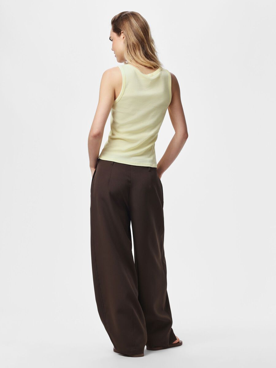 Carousel image - PCBELLA V-NECK TANK TOP, French Vanilla | 2