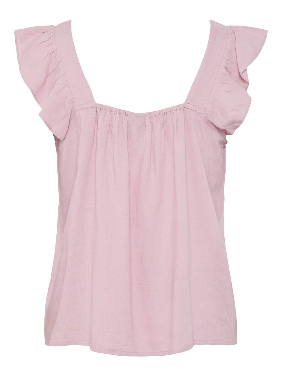 Product carousel image - PCPIA TOP SANS MANCHES, Dawn Pink | 2