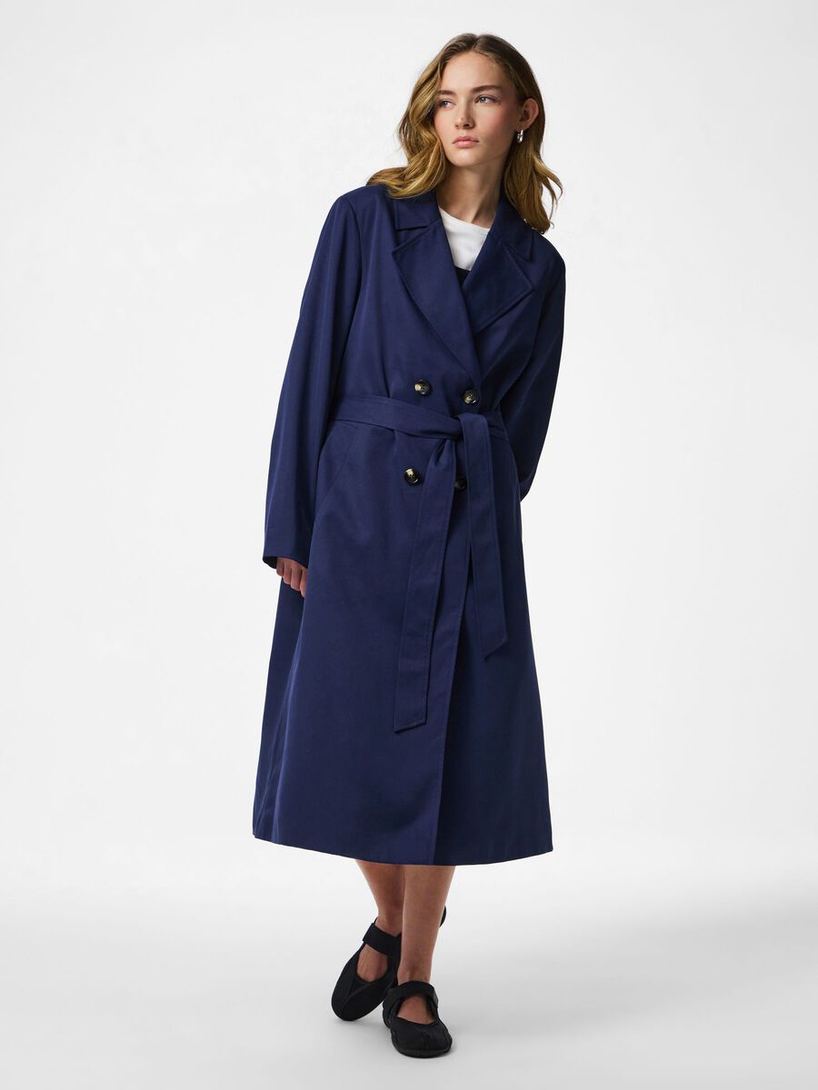 Product carousel image - PCSCARLETT TRENCHCOAT, Maritime Blue | 1