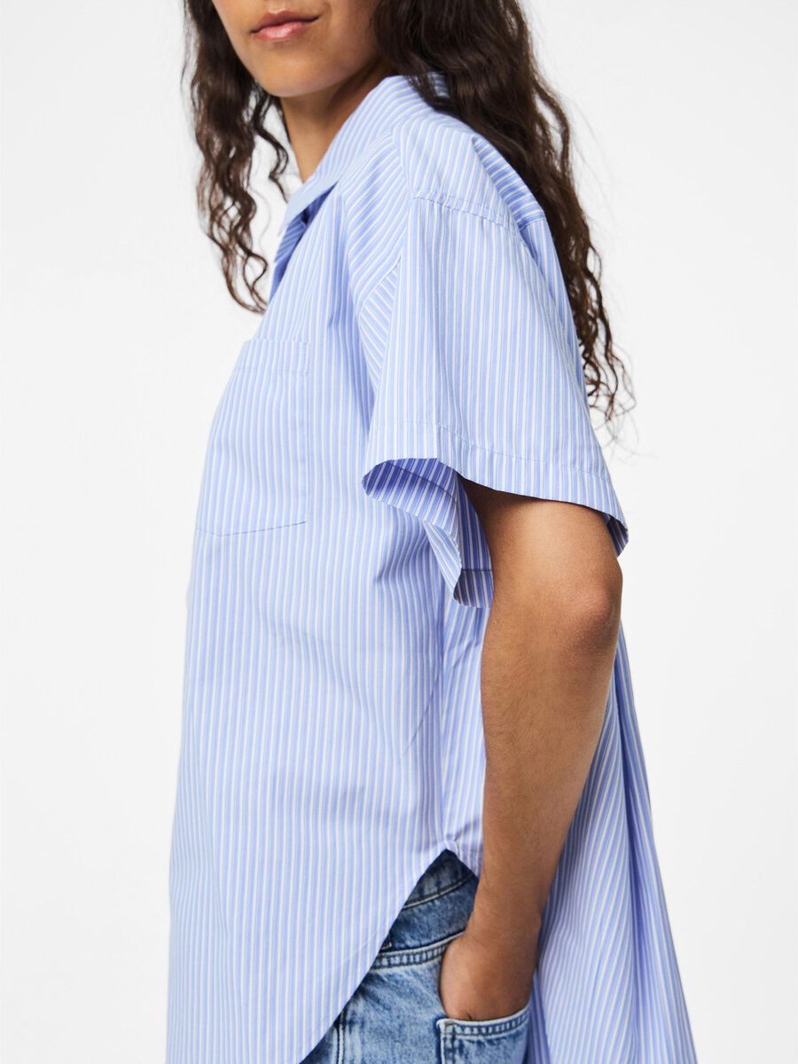 Carousel image - PCFEMME CHEMISE, Cornflower Blue | 4