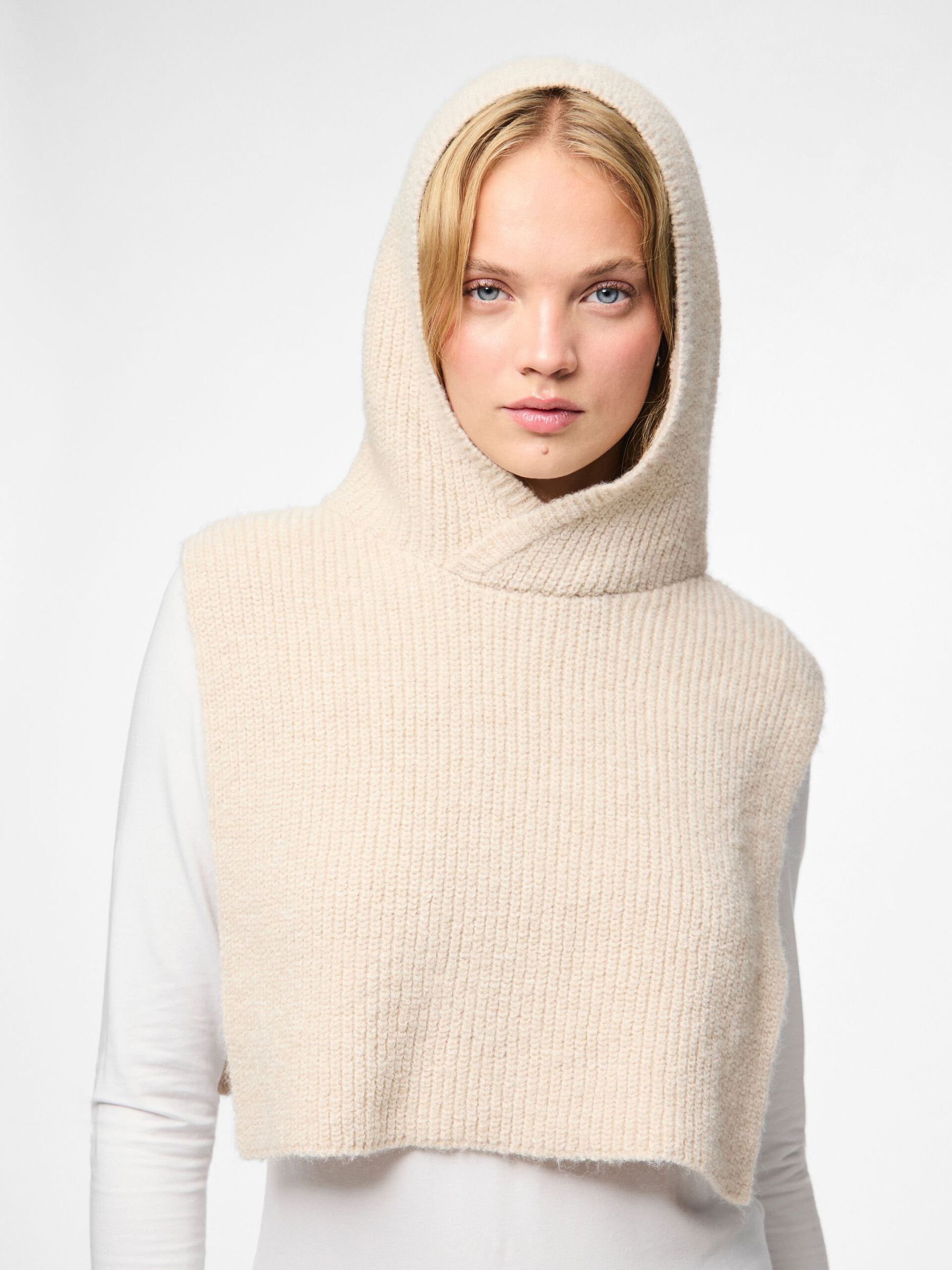 Carousel image - PCJEMMI NECK WARMER, Whitecap Gray | 3