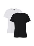 Product image thumbnail - PCAMIRA 2-PACK T-SHIRT, Black | 6
