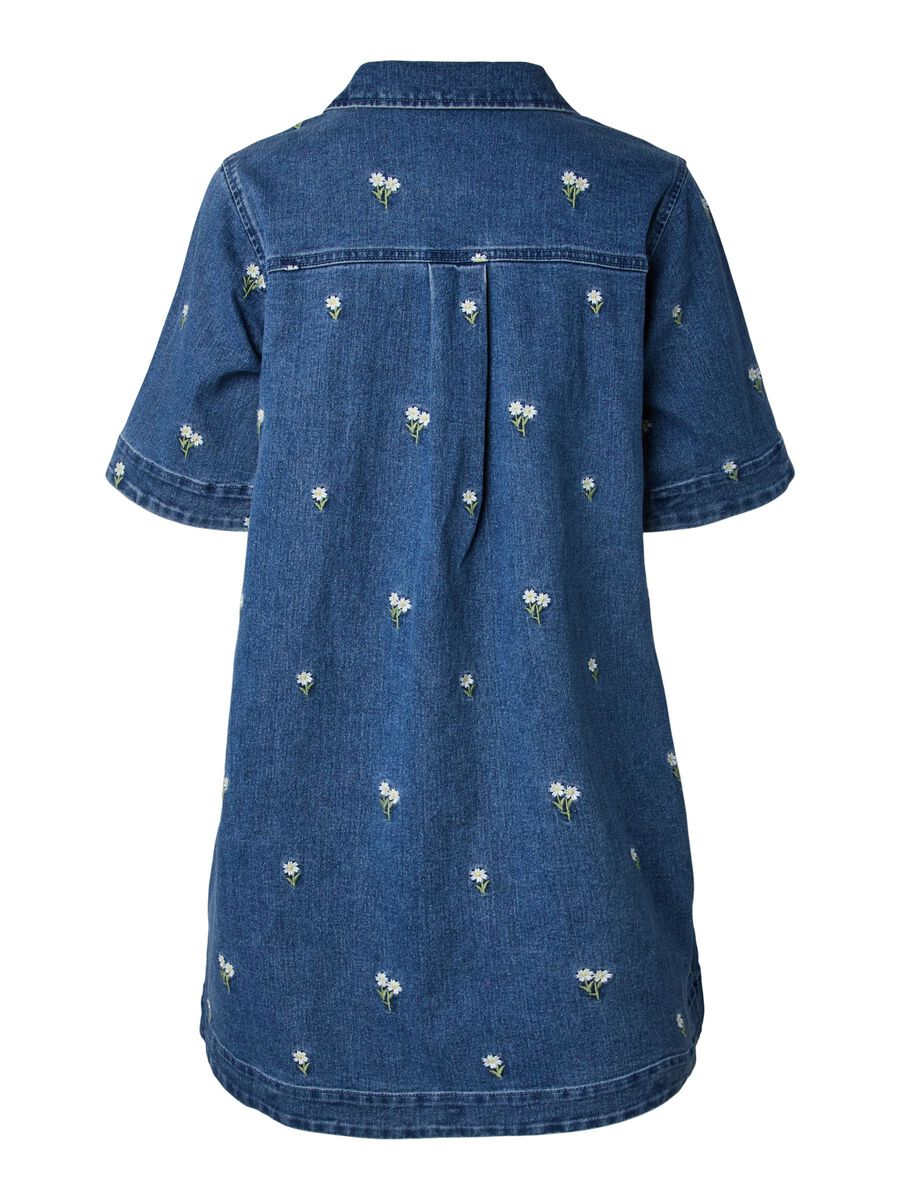 Carousel image - PCFLORA  DENIM DRESS, Medium Blue Denim | 6