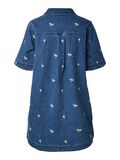 Product image thumbnail - PCFLORA  DENIM DRESS, Medium Blue Denim | 6