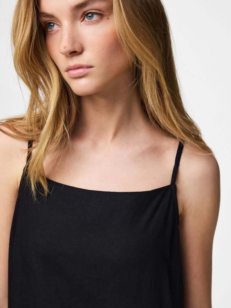 Carousel image - PCPIA STRAP LINNEBLANDNING MIDIKL&Auml;NNING, Black | 4