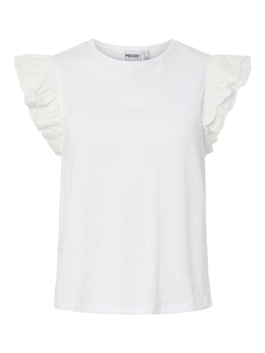 Product carousel image - PCPANDRIA EMBROIDRY  BLOUSE, Bright White | 1
