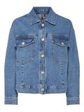 Product image thumbnail - PCELMA VESTE EN JEAN, Medium Blue Denim | 6