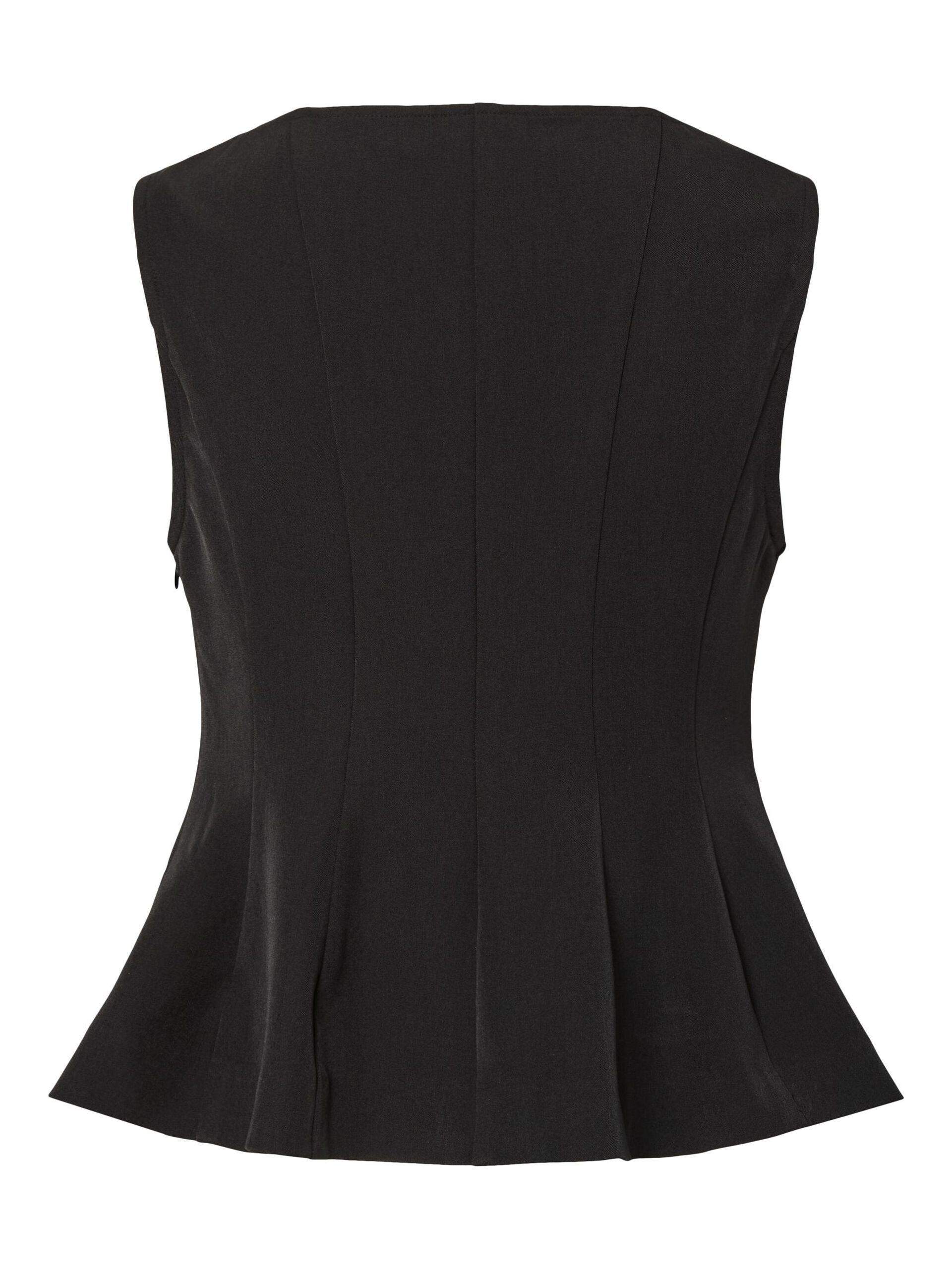 Carousel image - PCJOSSA - COL BATEAU TOP, Black | 7