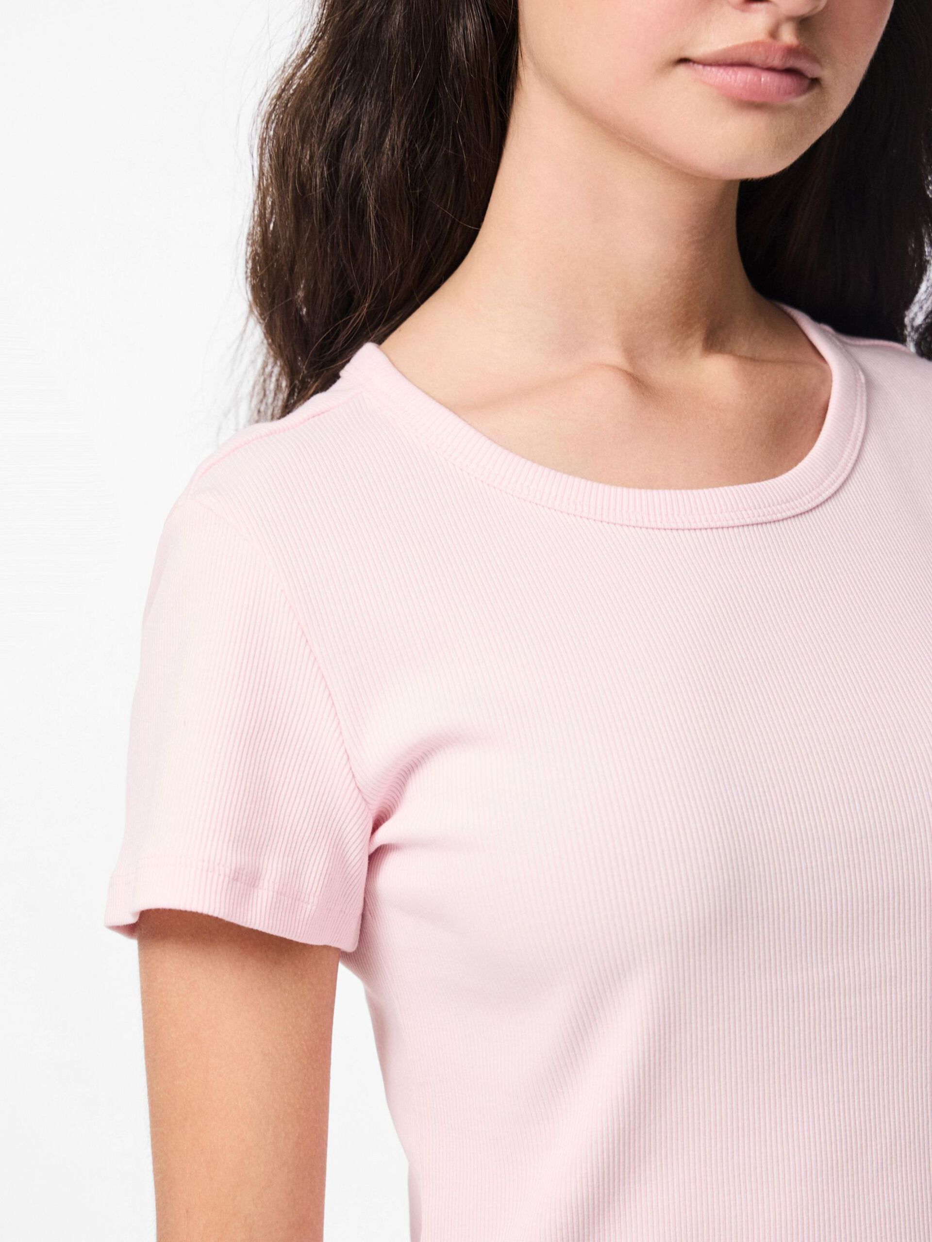 Carousel image - PCMAY RIBBED T-SHIRT, Pink-A-Boo | 4