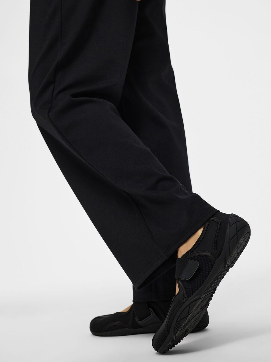 Carousel image - PCBIA HW WIDE-LEG TROUSERS, Black | 4