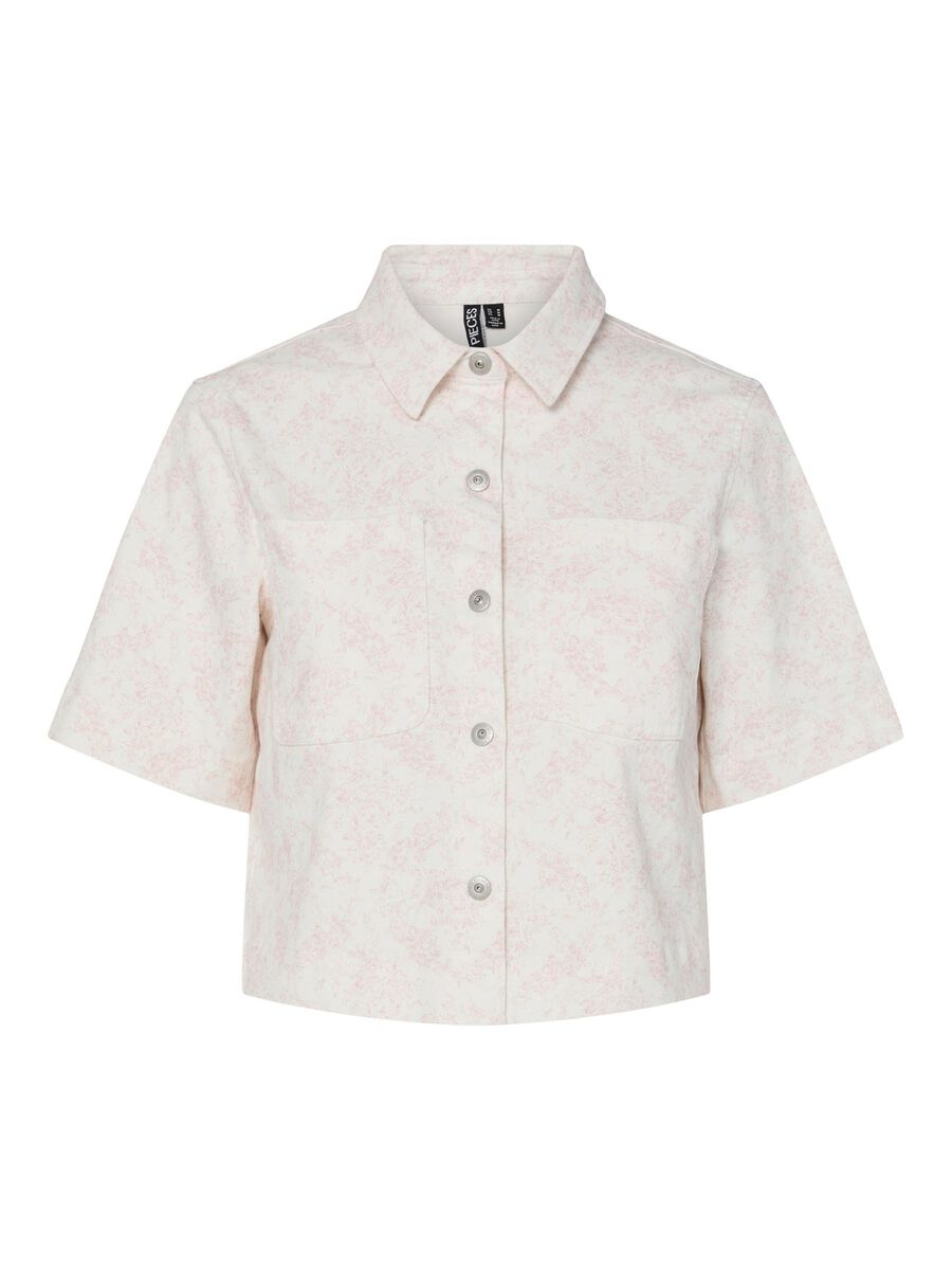 Product carousel image - PCSALUME  SHORT SLEEVED SHIRT, Egret | 2