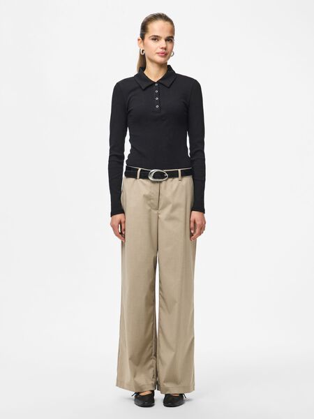 Pieces PCROSA TH PANTALON &Agrave; JAMBE AMPLE, Greige, highres - 17162394_Greige_005.jpg