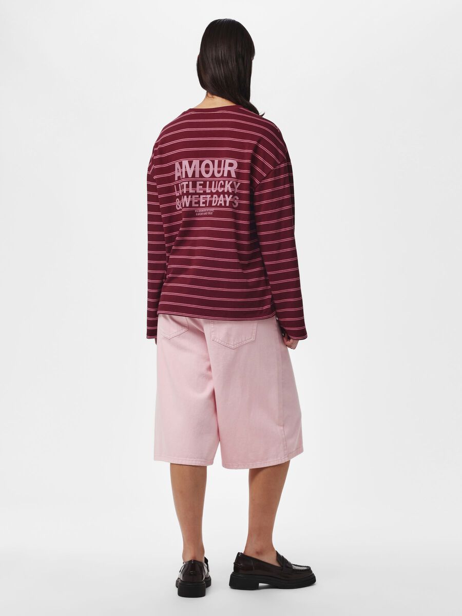 Product carousel image 2 PCSADIE - IMPRIM&Eacute; TOP &Agrave; MANCHES LONGUES, Wild Rose