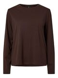 Product image thumbnail 5 PCASHLEY FIT  LONG SLEEVED TOP, Hot Fudge