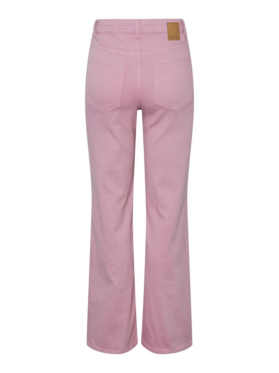Carousel image - PCPEGGY HW JEANS MED VIDE BEN, Begonia Pink | 6
